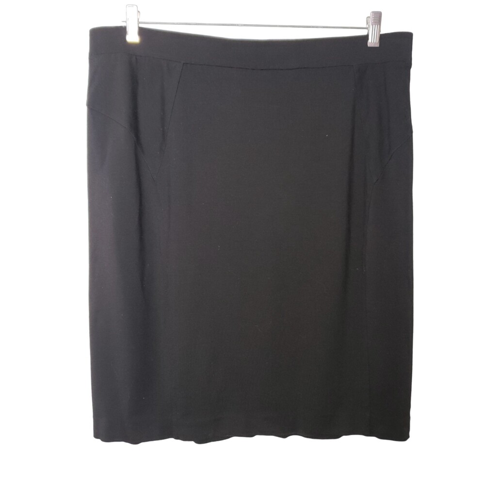 KENNETH COLE Black Skirt Plus Size 18W